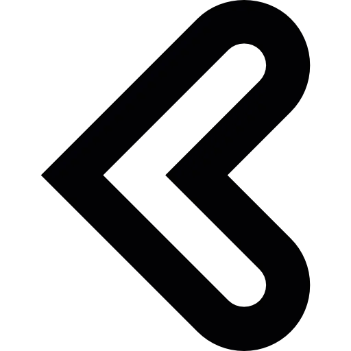 Curved Left Arrow Symbol