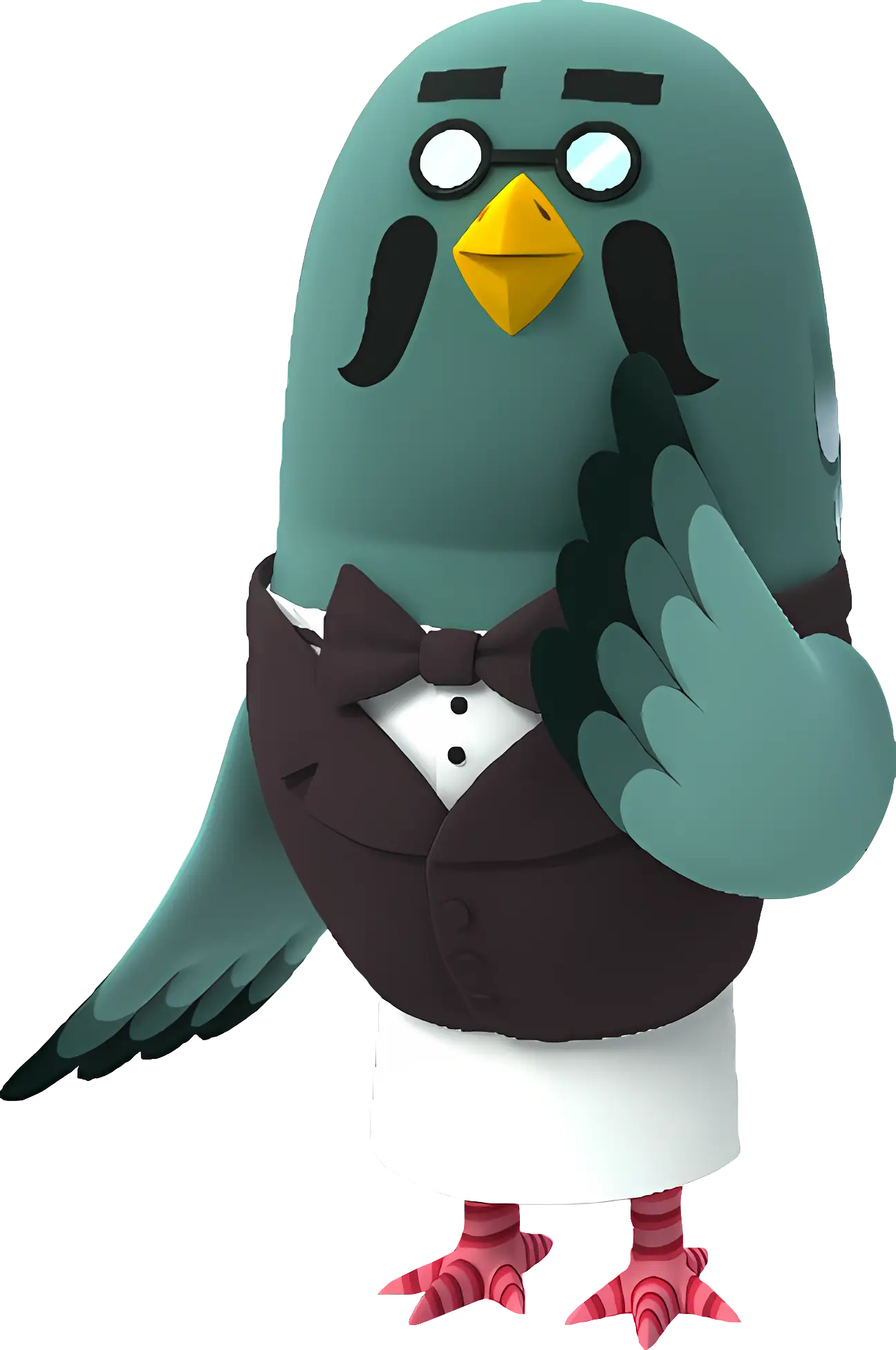 Sophisticated Bird in Suit