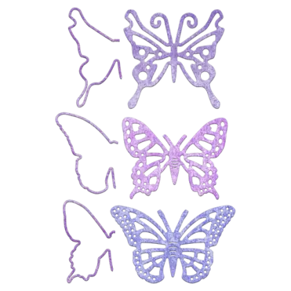 Colorful Butterfly Stencils for Crafting