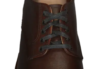 Brown Leather Shoe with Laces