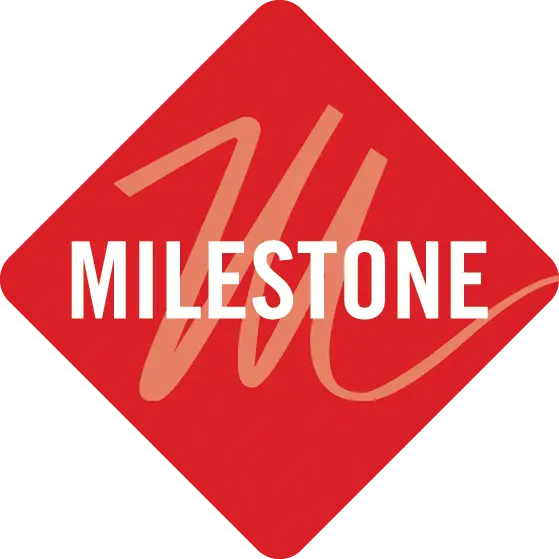 Milestone Logo in Red