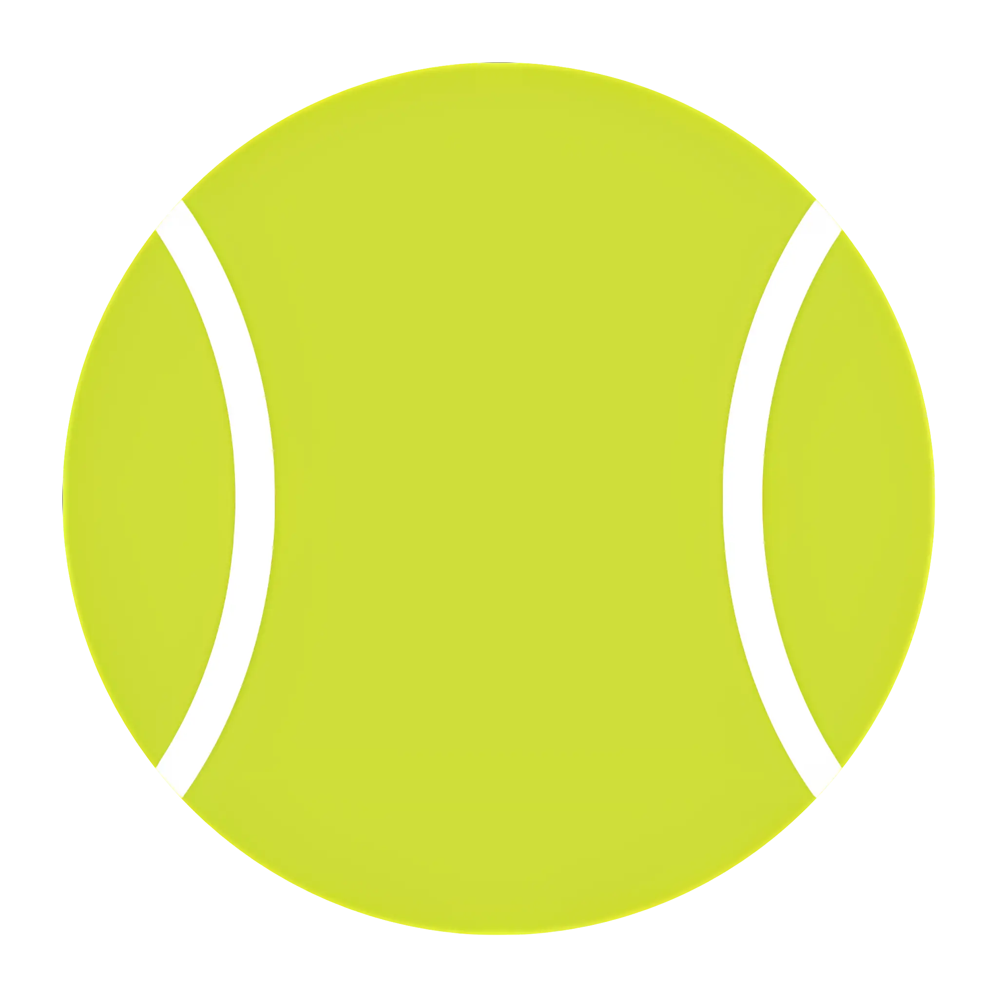Yellow Tennis Ball Illustration