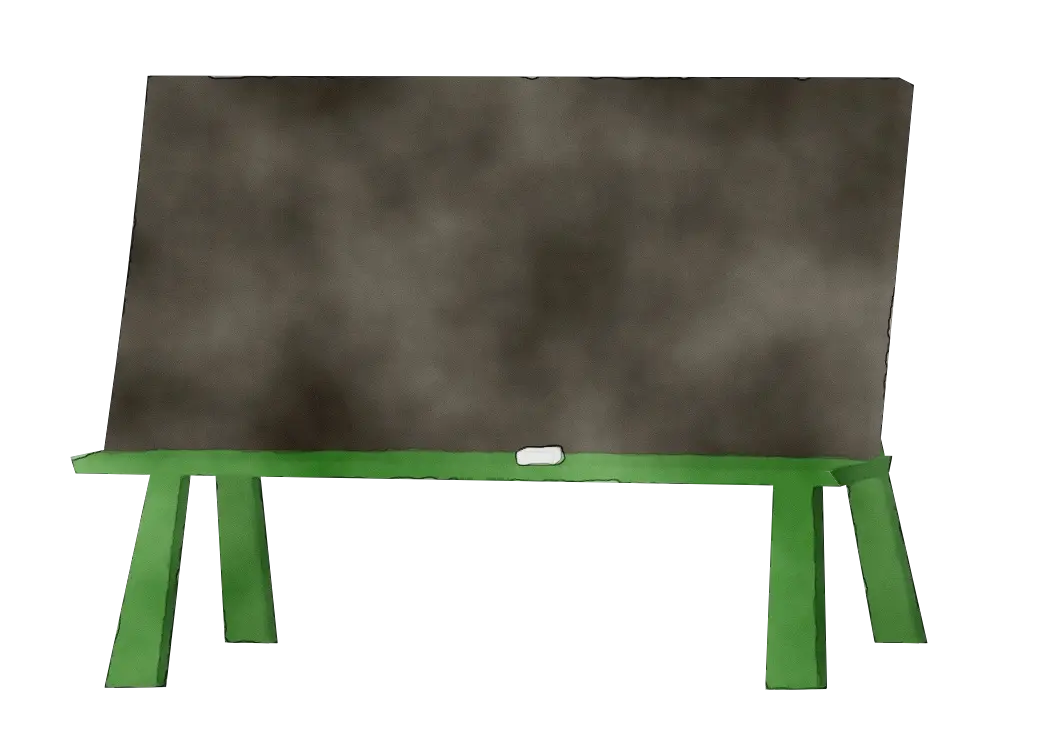 Blackboard Illustration for Education