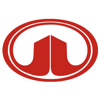 Red Logo with Oval Shape