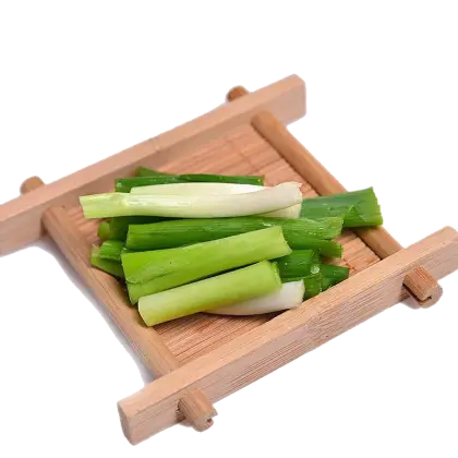 Chopped Green Onions on Tray