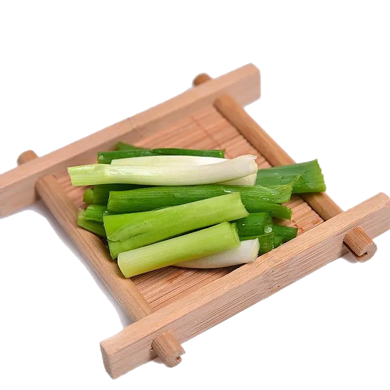 Chopped Green Onions on Tray