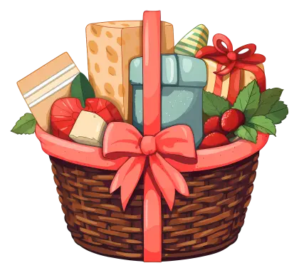 Gift Basket Loaded with Delicious Treats