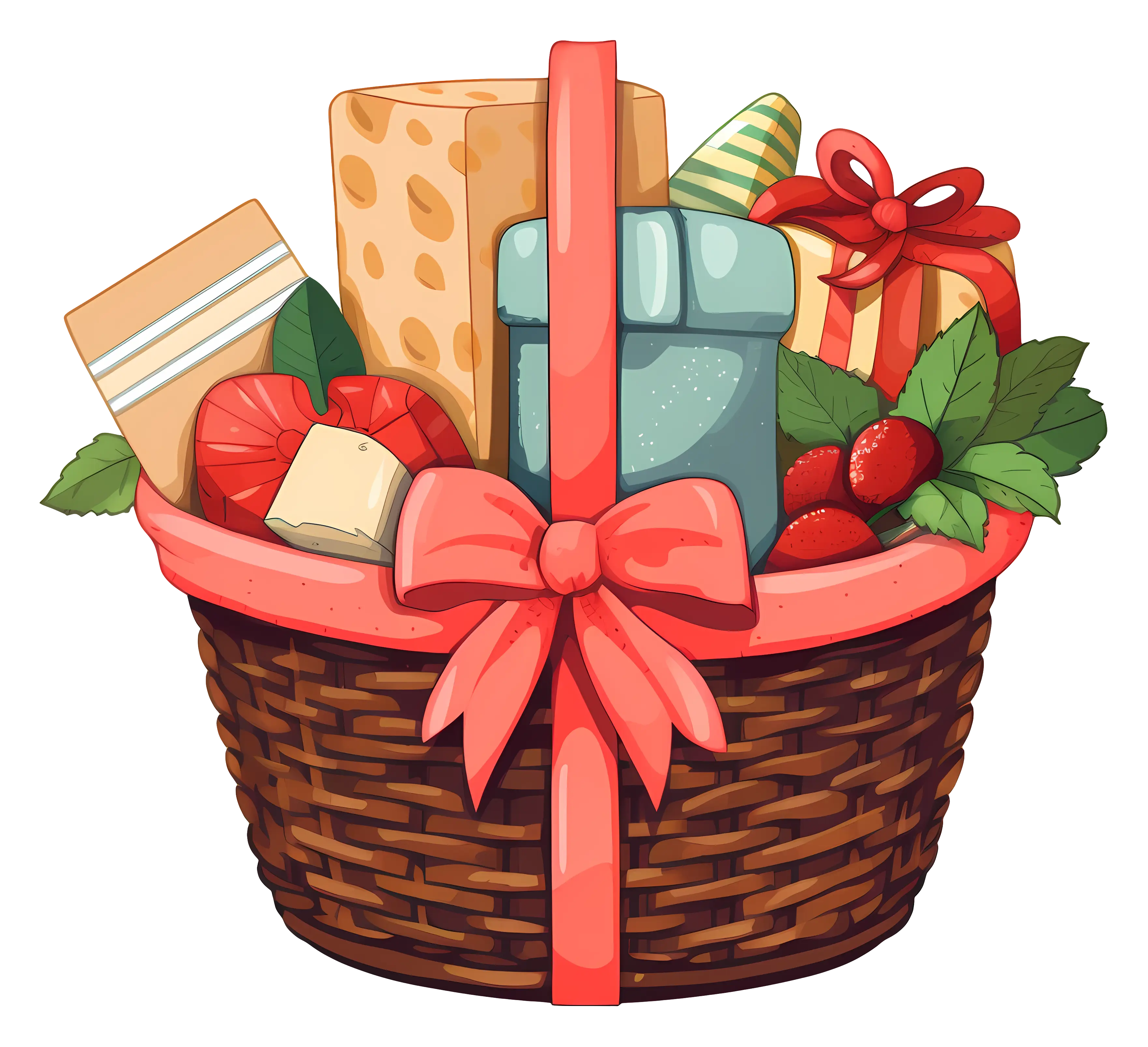 Gift Basket Loaded with Delicious Treats