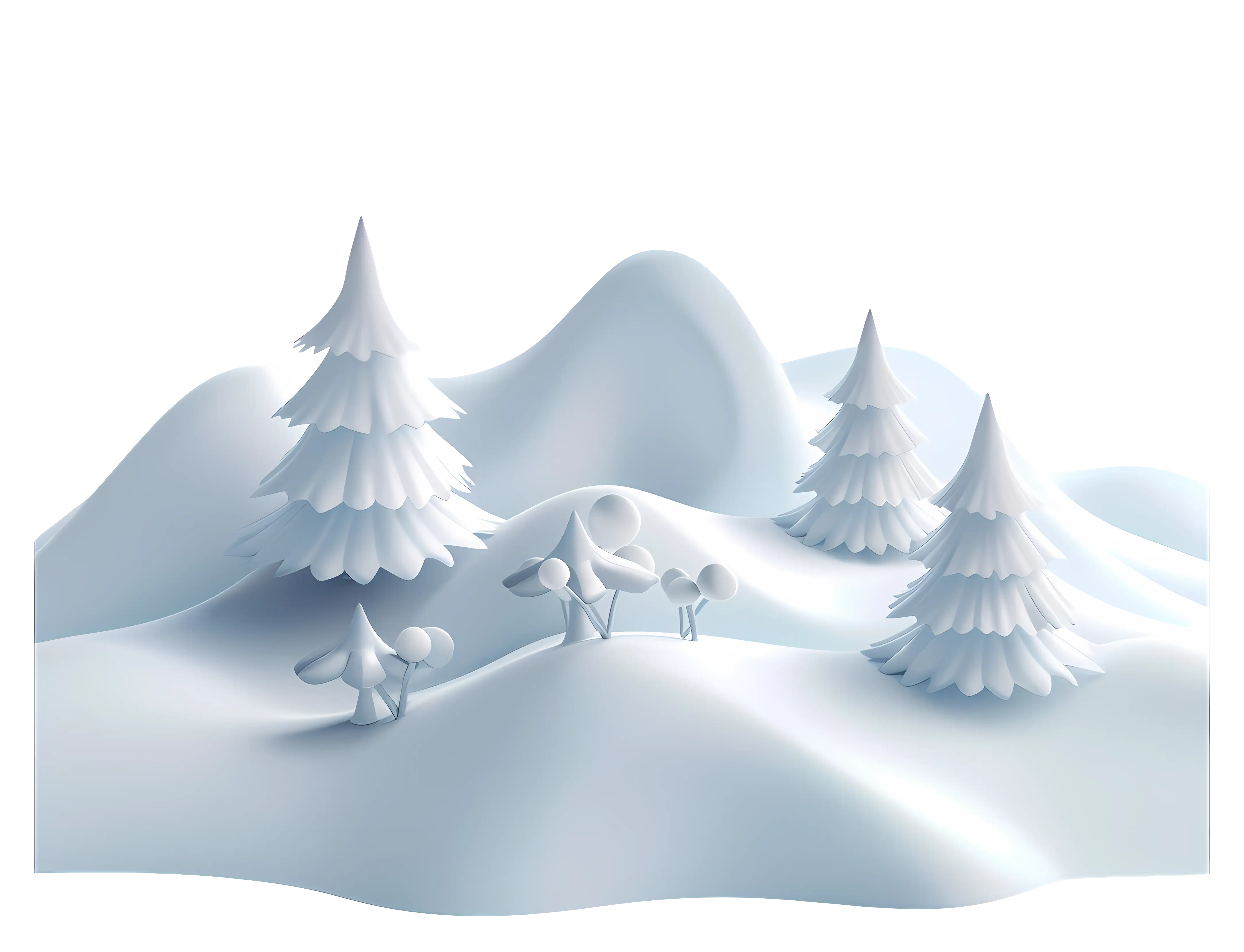 Snowy Winter Landscape