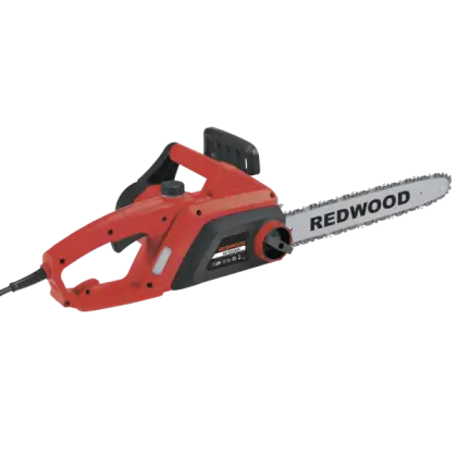 Red Electric Chainsaw