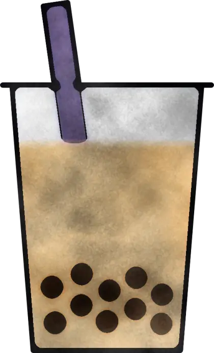Bubble Tea with Tapioca Pearls