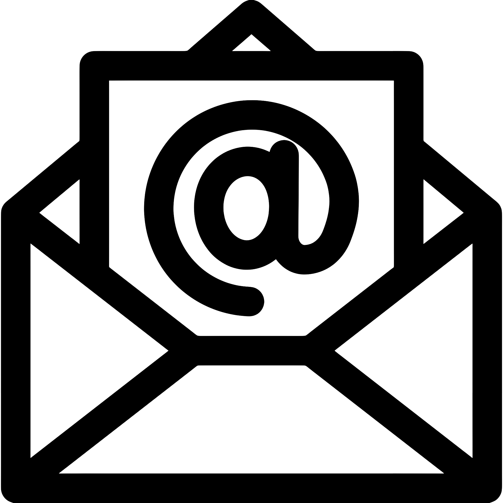 Envelope Icon with Email Symbol