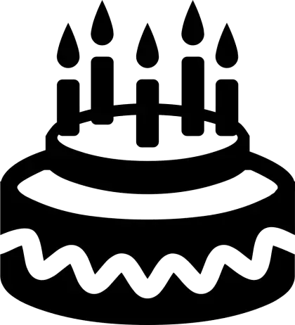Birthday Cake with Candles