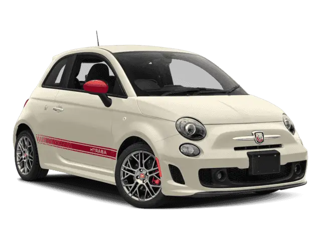 White Compact Car with Modern Design
