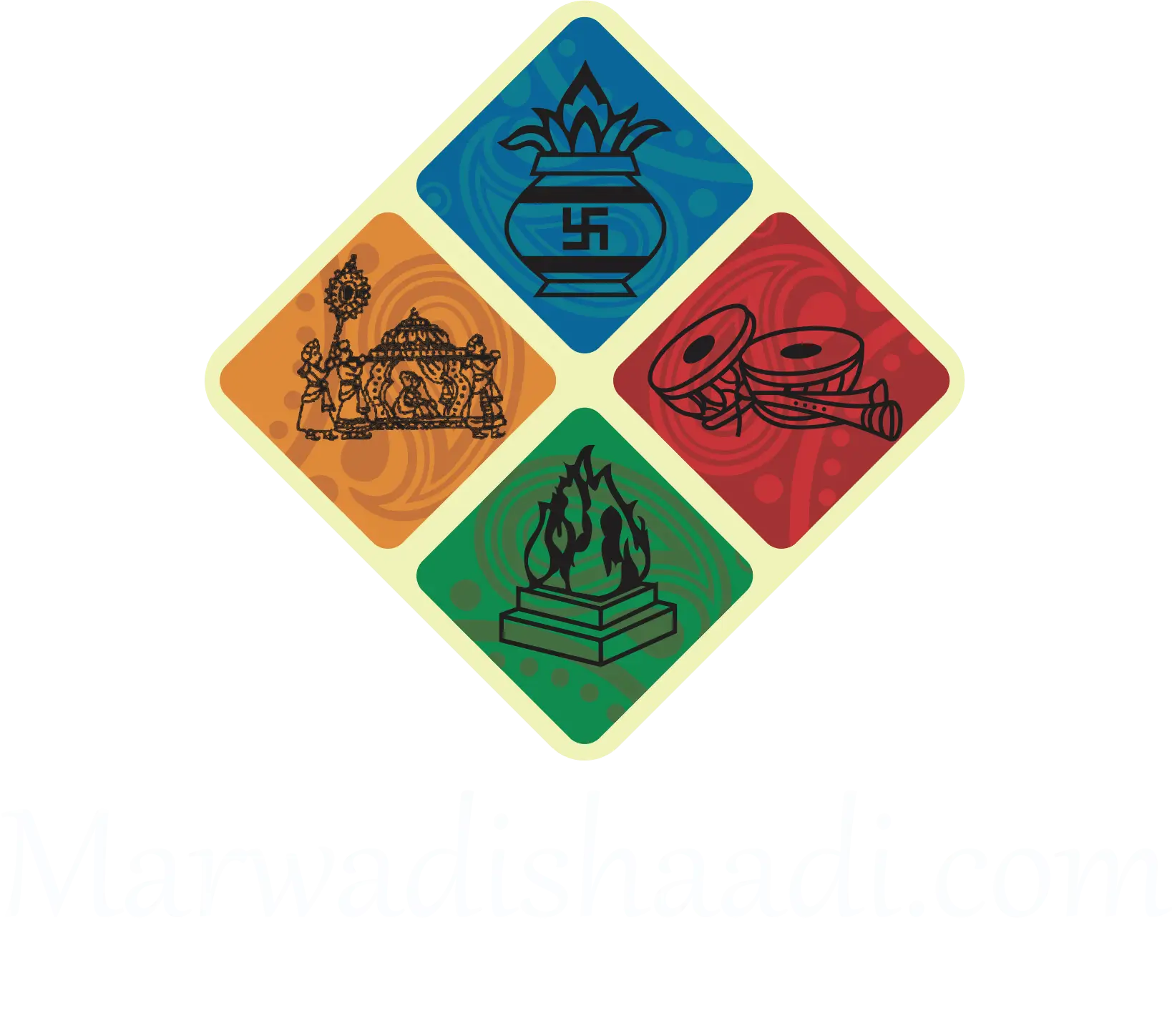 Cultural Symbols in Diamond Shapes
