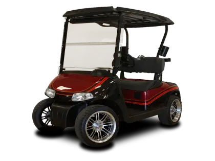 Black Golf Cart