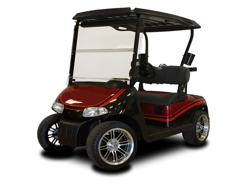 Black Golf Cart