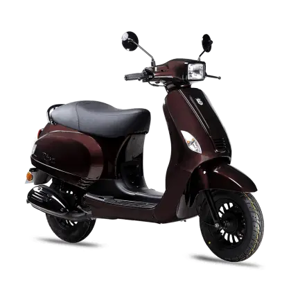 Brown Retro Scooter for Stylish Rides