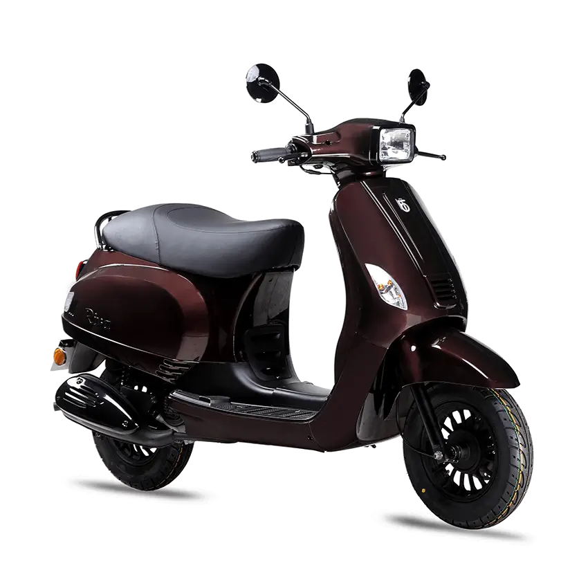 Brown Retro Scooter for Stylish Rides