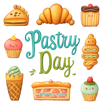 Pastry Day with Cute Desserts