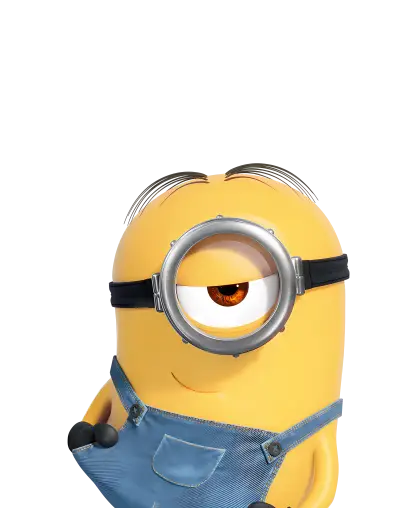 Playful Animated Yellow Character with One Eye