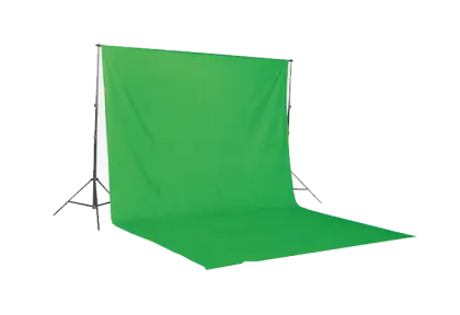 Green Screen Backdrop for Media Production
