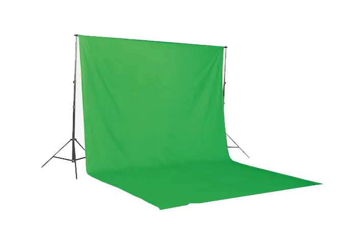 Green Screen Backdrop for Media Production