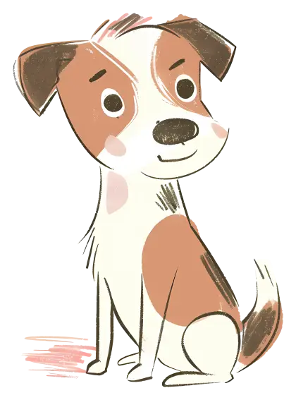 Cute Cartoon Dog