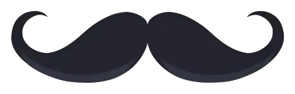 Black Mustache Icon