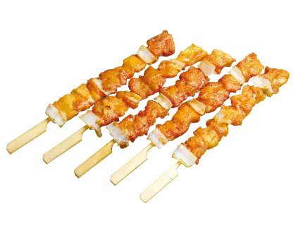 Delicious Grilled Skewers Illustration