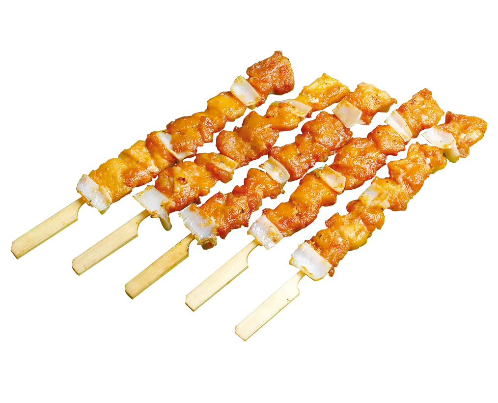 Delicious Grilled Skewers Illustration