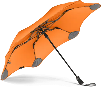 Orange Foldable Umbrella for Rainy Days