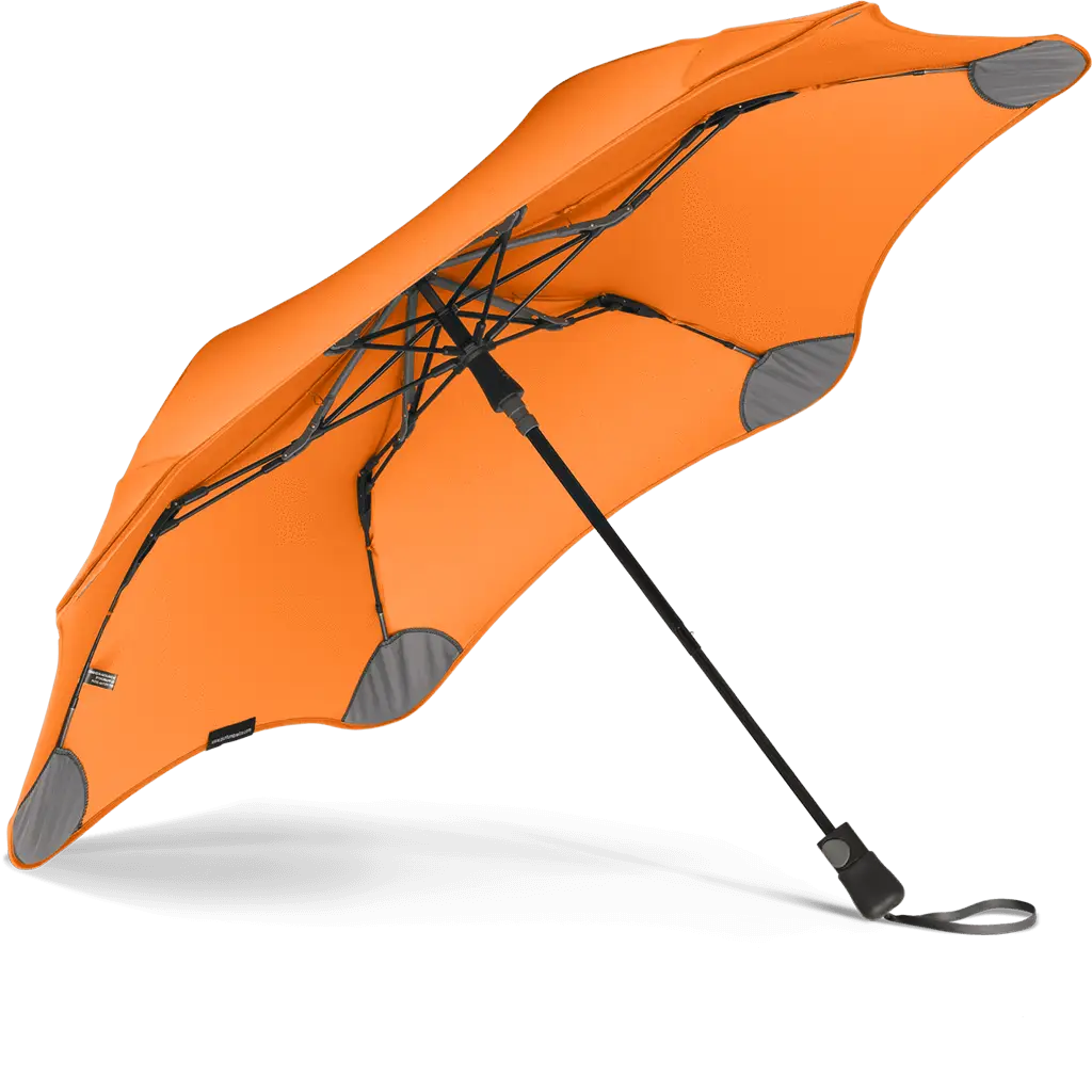Orange Foldable Umbrella for Rainy Days