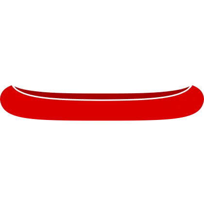 Red Canoe Illustration
