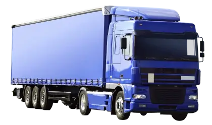 Blue Cargo Truck