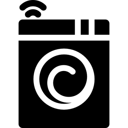 Washing Machine Icon with Modern Design