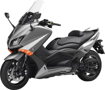 Silver Sports Motorcycle with Modern Design