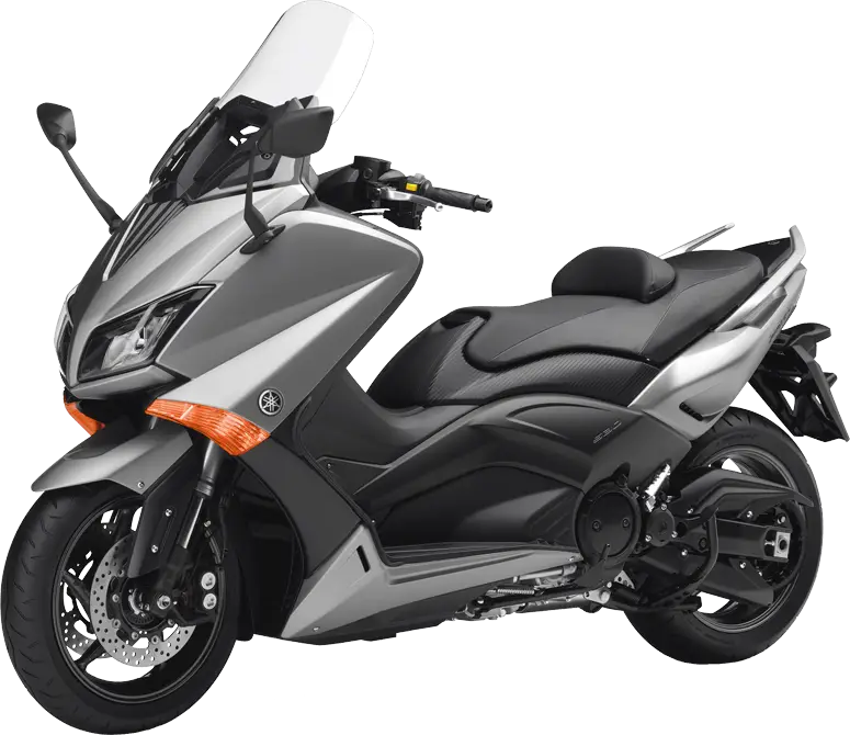 Silver Sports Motorcycle with Modern Design