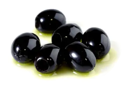 Shiny Black Olives