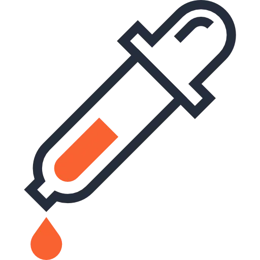 Eyedropper with Liquid Drop