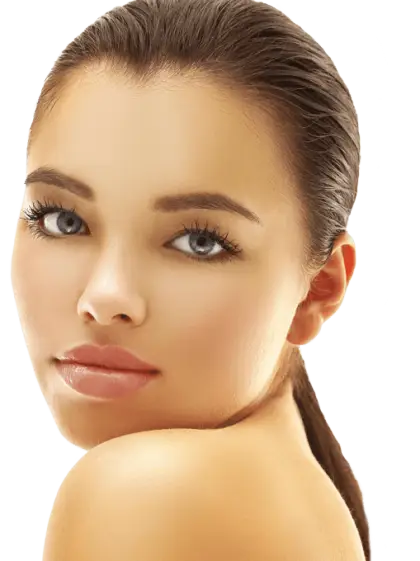 Beautiful woman&#039;s face with soft expression