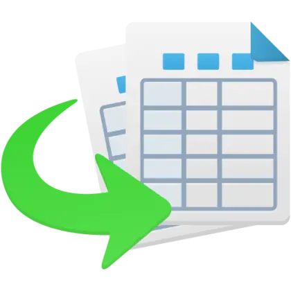 Spreadsheet with Arrow