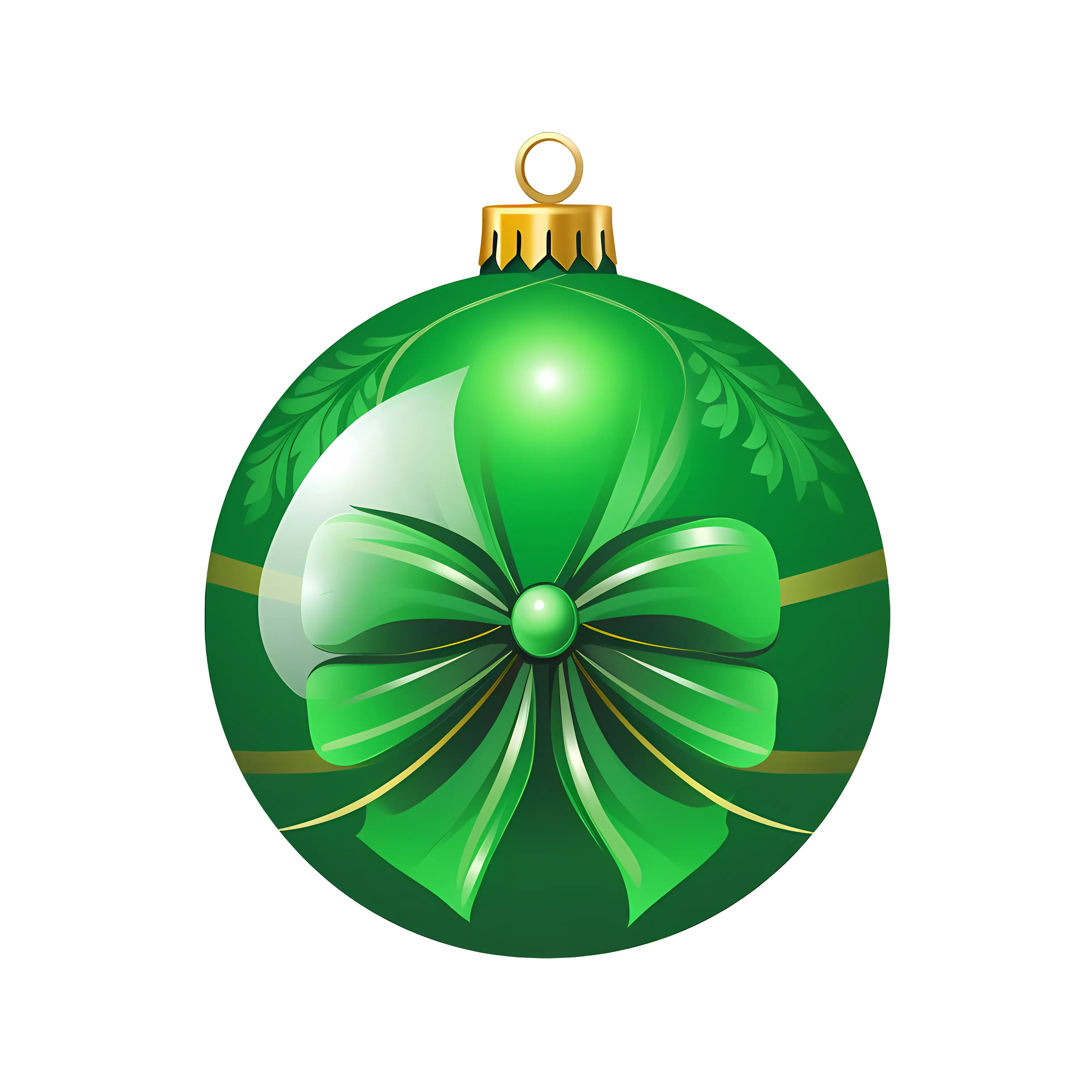Elegant Green Christmas Ornament
