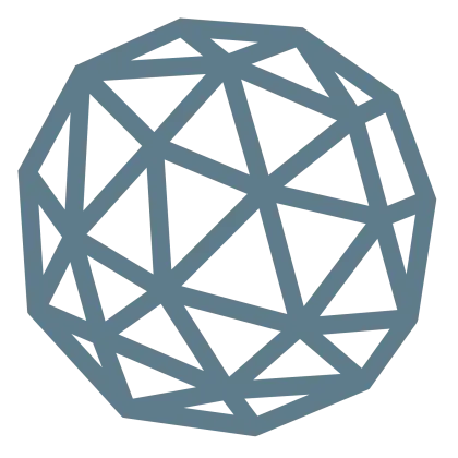 Stylized Geometric Polygon Illustration