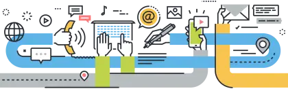 Digital Communication Icons