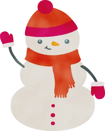 Cute Snowman Illustration