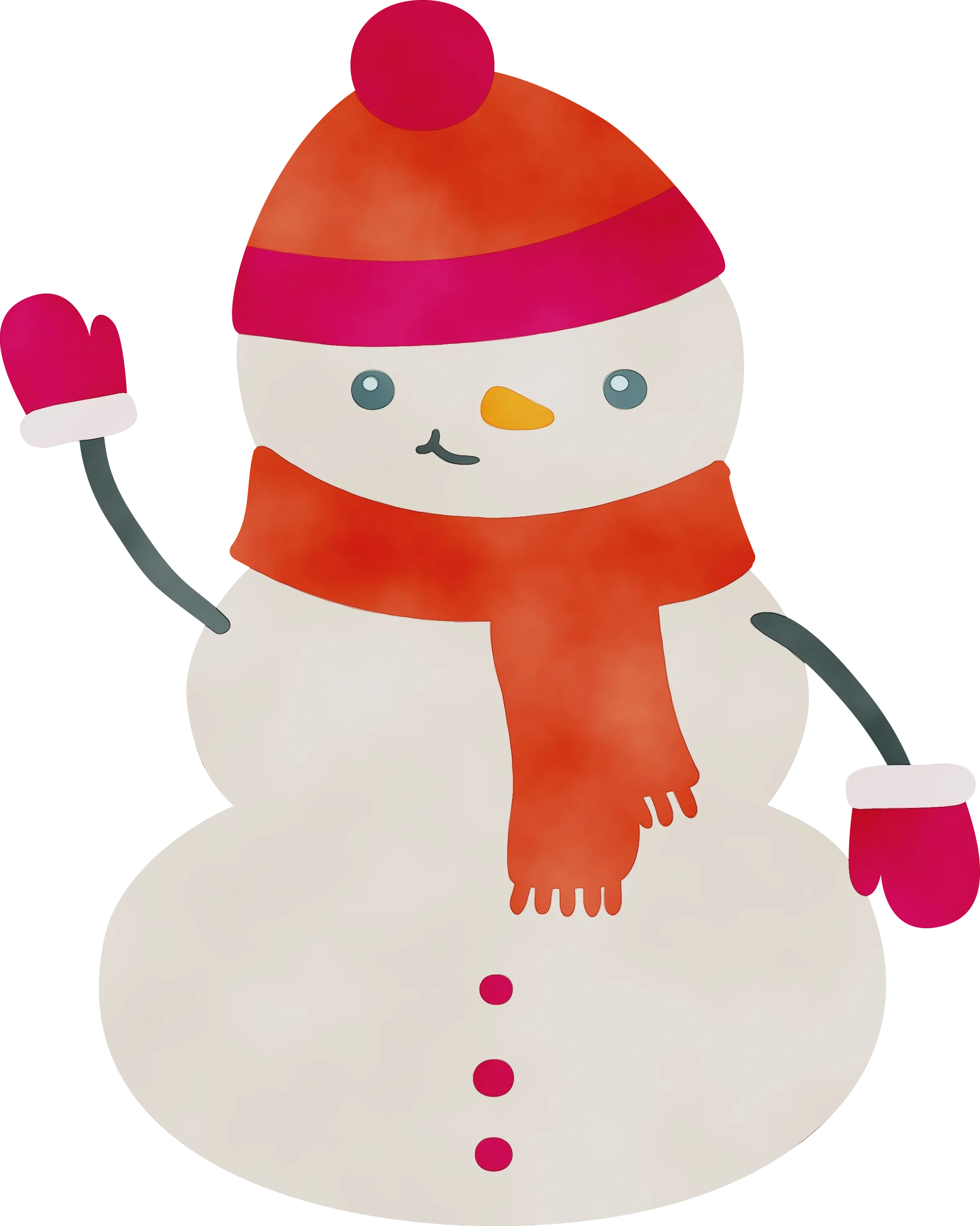 Cute Snowman Illustration
