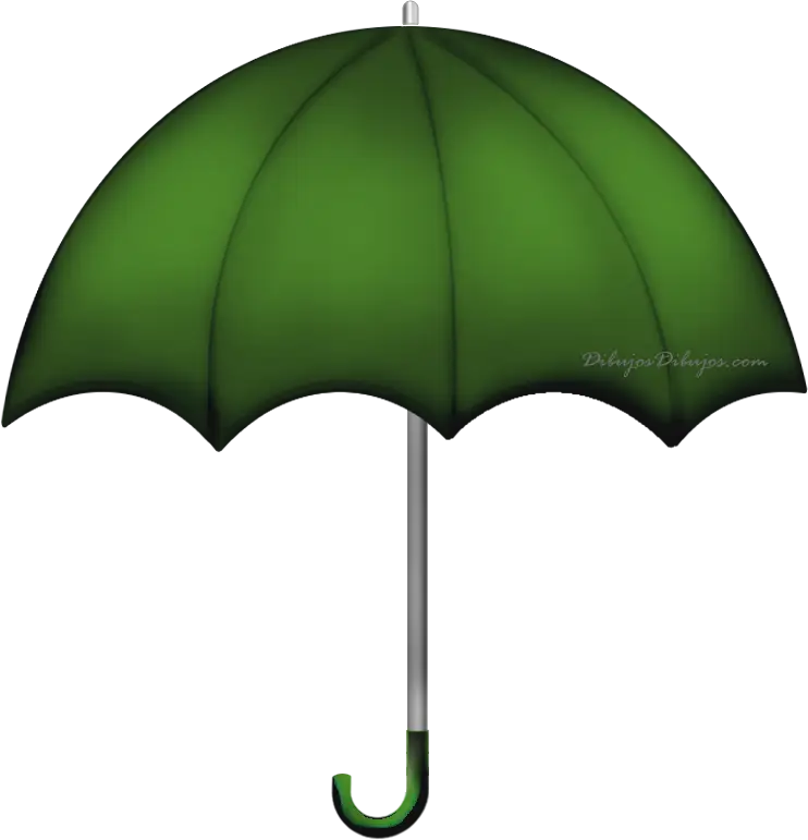 Dark Green Umbrella for Rain Protection