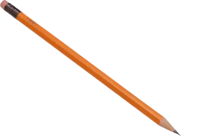 Sharp Yellow Pencil with Eraser