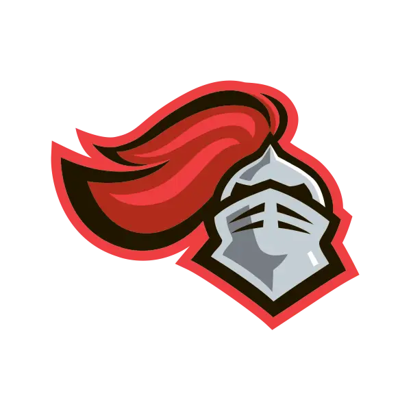 Red and Black Knight Logo Design